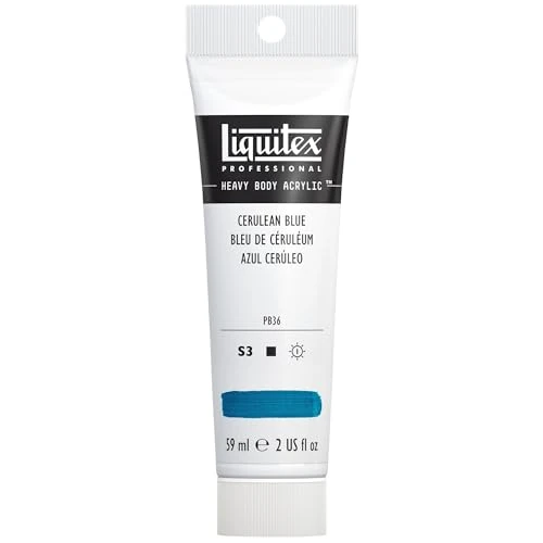 Oferta limitowana: Liquitex 1045164 Professional Heavy Body farba akrylowa o artystycznej jakości o optymalnej odporności na światło o maslanej konsystencji, tuba 59 ml - Cerulean Blue z 74.56 zł na 74.56 zł (oszczędź 0.00%)