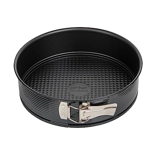 Offerta a tempo: Zenker Stampo Tortiera apribile 1 fondo Ø24x6,5cm Carbon Steel rivestito in antiaderente Teflon Classic Temp Max 230°C Linea Black Metallic - 12% da 18.99 € a 16.65 €