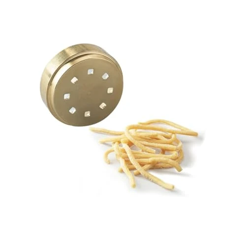 Kenwood Spaghetti Quadri A910/5 Accessorio Trafila in Bronzo per Creare la Pasta Fresca, Made in Italy, Accessorio per Impastatrice Planetaria Compatibile con il Torchio Kenwood, Dotato di Cofanetto