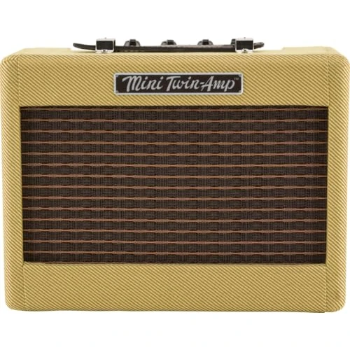 Limited offer: Fender Mini Deluxe Electric Guitar Amp, Portable Guitar Amp, 3 Watts, with 2-Year Warranty 7.48Dx11.42Wx3.54H Inches, Tweed from 69.76 EUR to 59.99 EUR (save 14%)