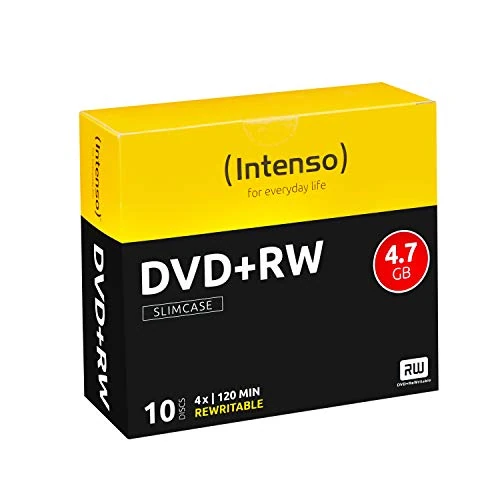 Intenso 4211632 Dvd+RW da 4.7 GB, Argento