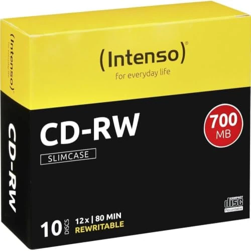 Offerta a tempo: Intenso 2801622 CDR da 700 MB, Argento - 44% da 17.17 € a 9.56 €