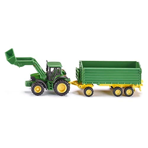Limited-time offer: siku 1843, John Deere with Front Loader and Trailer, 1:87, Metal,Plastic, Green, Tipper Trailer from 18.76 £ to 18.76 £ (save 0.00%)