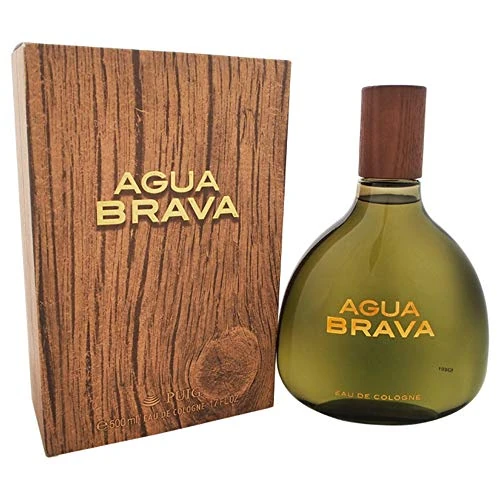 Oferta limitada: Agua Brava Eau De Cologne Para Hombre, Larga Duración, Aroma marino, deportivo, fresco, clásico y elegante, Notas de madera, cítricos, especias y almizcle, Optimo para uso diario, 500 ml de 43.74 € a 43.74 € (ahorro 0.00%)