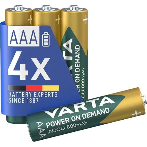 Varta oplaadbare accu Ready2Use AAA 800mAh 4-pack 4er Pack Chrom/Grün