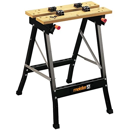 Offerta a tempo: Meister Banco lavoro e morsa - Portata 150 kg - Grande piano - Scala, angoli stampati - Pieghevole, versatile / Banco con morse / Tavolo lavoro regolabile / 9079100 - 0.00% da 48.80 € a 48.80 €