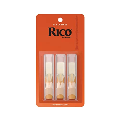 Rico by D'Addario Bb-Klarinettenblätter, Stärke 2.5, 3-pack