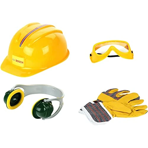 Oferta limitada: Theo Klein 8537 Set de Accesorios, Guantes de Trabajo, Gafas de Seguridad, Orejeras y Casco de Calidad, Medidas del Embalaje 30 cm x 38 cm 10 cm, Juguete para niños a Partir de 3 años de 30.99 € a 28.50 € (ahorro 8%)