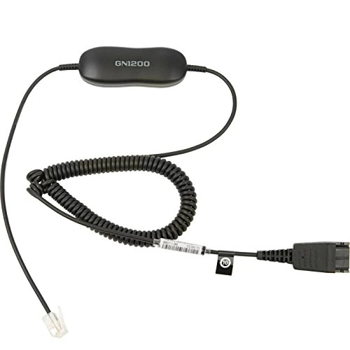 Jabra GN1200 Universal Smart Coiled Cord,Black,88011-99
