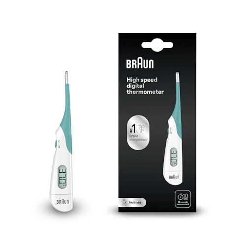 Beperkte aanbieding: Braun High Speed Digitale thermometer | Digitale stick, meerdere meetplekken mogelijk | Oraal, rectaal of oksel | Baby- en babyvriendelijk | Merk #1 bij artsen(1) | PRT1000 van 10.89 EUR naar 10.89 EUR (besparing 0%)