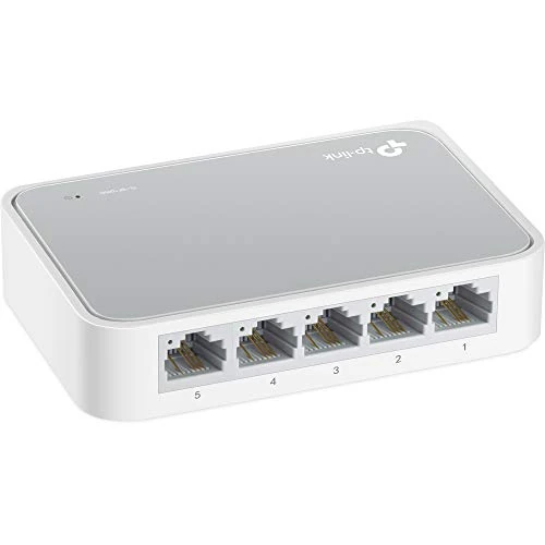 Offerta a tempo: TP-Link TL-SF1005D Switch Desktop, 5 Porte RJ45 10/100 Mbps, Plug & Play, Tecnologia Green Ethernet, Controllo di Flusso IEEE 802.3x, Contenitore di Plastica, Installazione Facile, Facile da Usare - 31% da 12.99 € a 9.00 €