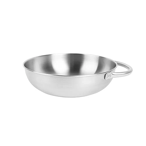 Zeitlich begrenztes Angebot: Tatonka Bowl with Grip - Leichte Schüssel aus 18/8 Edelstahl mit Henkel und Volumenskalierung - rostfrei, lebensmittelecht und resistent gegen Fruchtsäuren - Ø 18 x 5 cm - 165 Gramm von 20.00 € auf 14.49 € (28% Rabatt)