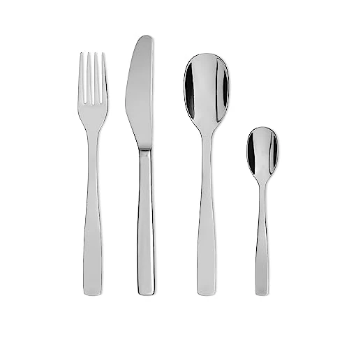 Alessi Knifeforkspoon | AJM22S24M - Cutlery 24 Piece Set in Stainless Steel