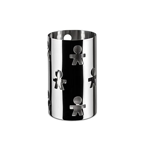 Offerta a tempo: Alessi Girotondo AKK09 - Portagrissini con Decoro Traforato di Design in Acciaio Inossidabile - 31% da 68.00 € a 47.03 €