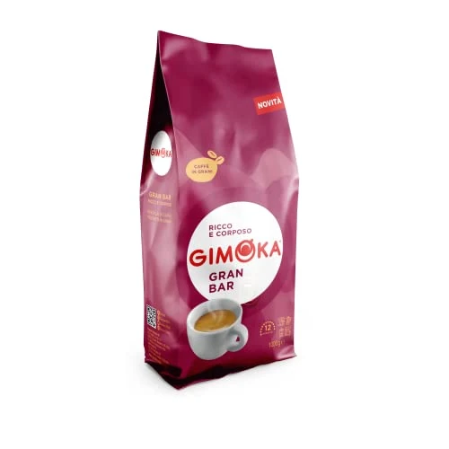 Begrenztes Angebot: Gimoka – Kaffeebohnen – 1 kg – Gran Bar Mischung – Intensität 12 – hergestellt in Italien – 1kg Packung von 13.68 EUR auf 13.68 EUR (Rabatt 0%)
