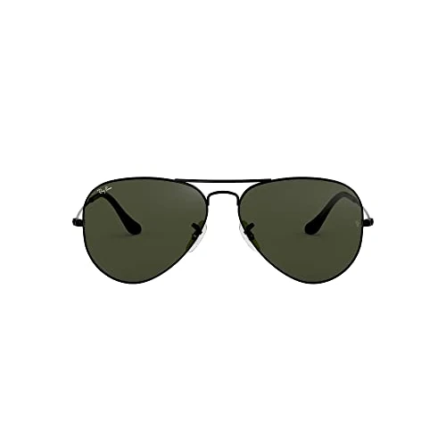 Offerta a tempo: Ray-Ban RB3025 Aviator Occhiali da Sole Unisex Adulto, Nero (Schwarz L2823), 58 mm — 37% da 159,98 € a 100,35 €