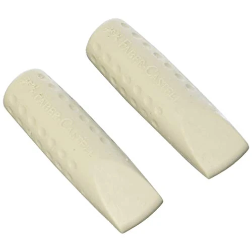 Offerta a tempo: Faber-Castell 187000 - Grip per gomma 2001, cappuccio per gomma, 2 pezzi, grigio - 79% da 5.29 € a 1.10 €