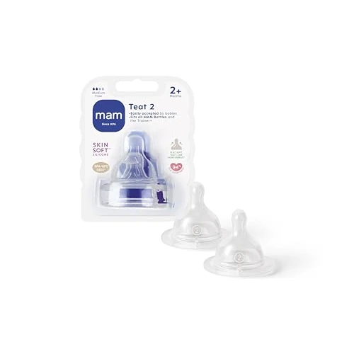 Limited offer: Mam Teats Medium Flow Size 2 2+ Months from 9.86 EUR to 9.86 EUR (save 0%)