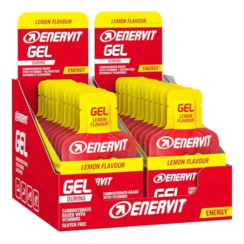 Enervit Enervitene Sport Guso Zitronenpackung mit 24 Gelen à 25 ml