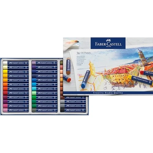 Offerta a tempo: Faber-Castell 127036 - Pastelli a olio permanenti Studio Quality — 10% da 17,85 € a 15,99 €