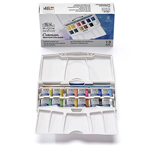 Oferta ograniczona: Winsor & Newton Cotman 390373 Zestaw Farb Akwarelowych, Wielokolorowy, 12 x 10 ml z 104.97 EUR na 104.97 EUR (znizka 0%)