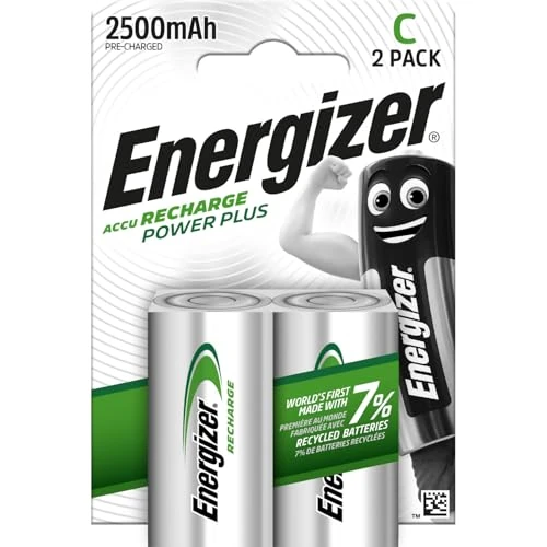 Limited offer: Energizer Battery Recharge NIMHD PK2 C from 12.90 EUR to 7.86 EUR (save 39%)
