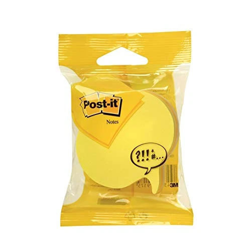Offerta a tempo: Post-it 27068 Blocchetto a Forma di Fumetto, 225 Fogli, 70 mm x 70 mm - 0.00% da 7.99 € a 7.99 €