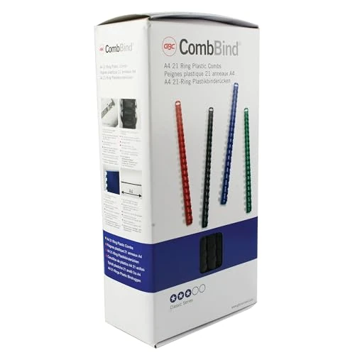 Offerta a tempo: GBC Dorsi plastici 21A 12mm 100pz - Nero - 4028177 - 0.00% da 9.21 € a 9.21 €