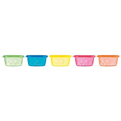 Offerta a tempo: Nuby - Set di 6 scodelle con chiusura ermetica - 300ml - 0.00% da 9.76 € a 9.76 €