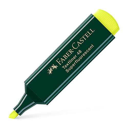 Offre limitee: Faber-Castell 154807 - Surligneur 48 jaune, rechargeable, Textliner Superfluorescent de 1.20 EUR a 1.20 EUR (economie 0%)