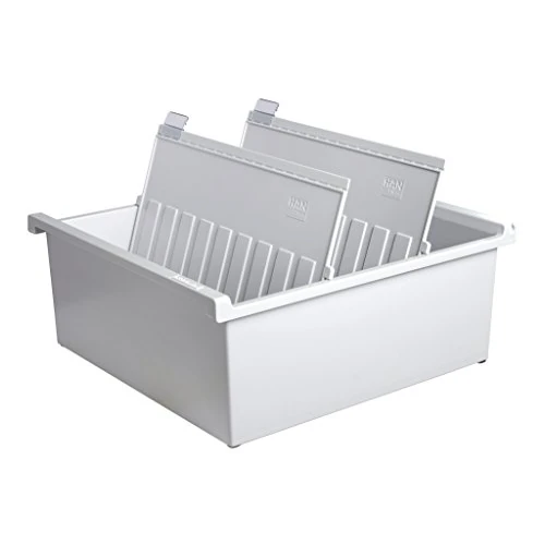 Offerta a tempo: Han 954-0-1-11 - Schedario per circa 1.300 cartellini formato A4 orizzontale, 325 x 140 x 347 mm, grigio chiaro - 0.00% da 48.28 € a 48.28 €
