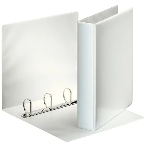 Offerta a tempo: Esselte ESSENTIALS Raccoglitore 4 anelli a D Dorso 6 cm 22 x 30 cm Bianco - 0.00% da 15.11 € a 15.11 €