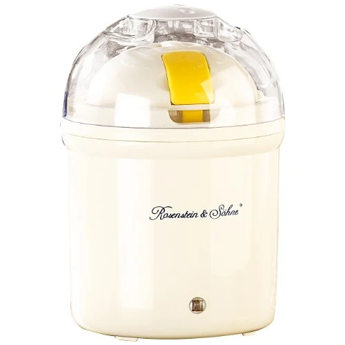 Rosenstein & Söhne HOGAR Y COCINA - Fabricante yogurt: Yogurtera, Recipiente de yogur extraíble con tapa separada, Consumo de energía de 9 vatios (máquina)