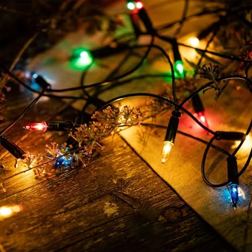 Limitiertes Angebot: hellum Lichterkette innen strombetrieben, mini Lichterkette 20er Birnen bunte Lichter, beleuchtete 2,85m, Kabel grün 20 Lichter mit Stecker für Weihnachten <59 Lumen 832075 von 12.99 EUR auf 10.86 EUR (Spare 16%)