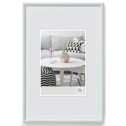 walther design Bilderrahmen weiss 15 x 20 cm Galeria Kunststoffrahmen KW520H