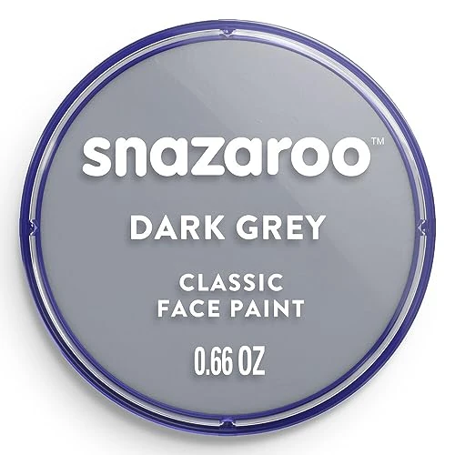Limited-time offer: Snazaroo Classic Face and Body Paint for Kids and Adults, Dark Grey Colour, Water Based, Easily Washable, Non-Toxic, Makeup, Body Painting for Parties, for Ages 3+ from 5.20 GBP to 4.77 GBP (save 8%)
