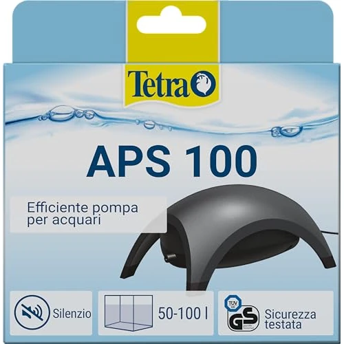 Begrenztes Angebot: Tetra APS 100 Aquarium Luftpumpe - leise Membran-Pumpe für Aquarien von 50-100 L, schwarz von 12.09 EUR auf 10.28 EUR (Rabatt 15%)