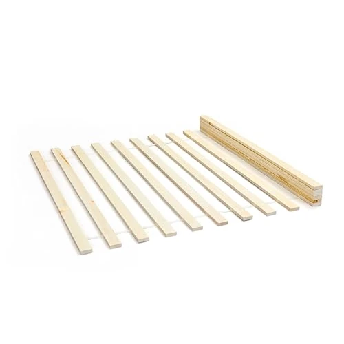 Offerta a tempo: Inter Link Rete a doghe 90 x 200- Rete a doghe su rotelle Doghe per letto 1 persona Pino massiccio Naturale LxPxH 200x90x2 cm - 26% da 56.99 € a 41.99 €