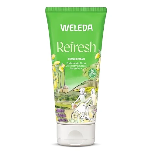 Offerta a tempo: Weleda Doccia Cremosa Limone, bagnoschiuma cremoso dalla vivace fragranza a base di limone e litsea cubeba, con tensioattivi di origine vegetale (1X200 ml) - 38% da 9.60 € a 5.94 €