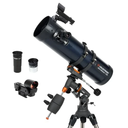 Limited-time offer: Celestron 31045 AstroMaster 130EQ Newtonian Reflector Telescope, Dark Blue from 275.00 £ to 231.00 £ (save 16%)