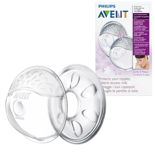 Philips Avent Allattamento SCF157/02 Conchiglie Raccoglilatte, 6 Pezzi