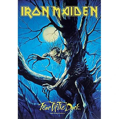 Offerta a tempo: Heart Rock - Bandiera Iron Maiden Fear of The Dark, Qualità Italiana, Materiali resistenti e Colori Vivaci - Made in italy [100% Poliestere - 110x75 cm] - 43% da 18.99 € a 10.90 €