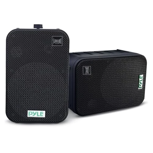 Offerta a tempo: Pyle Cassa Doppia Impermeabile per Esterni, Altoparlante 16,51 cm, Montaggio Parete/Soffitto, Griglia Robusta, Utilizzo Piscina, Patio - 0.00% da 69.99 € a 69.99 €