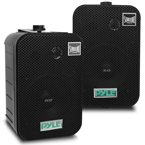 Limited-time offer: Pyle Outdoor Speakers, 5.25 Inch Weatherproof Wall Mount Pair, Black from 77.80 £ to 77.80 £ (save 0.00%)