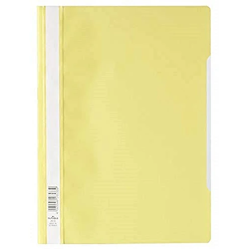 Tijdelijke aanbieding: Durable 257304 Zichtsnelhechtmap (A4 standaard, PP) 50 stuks verpakking, geel. van 15.66 € naar 15.66 € (0.00% korting)