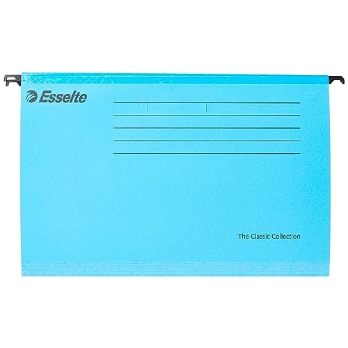 Oferta limitowana: Esselte The Classic Collection - Foldery na szuflady 390-V / 3cm - 25 jednostek - Niebieski z 131.87 zł na 131.87 zł (oszczędź 0.00%)