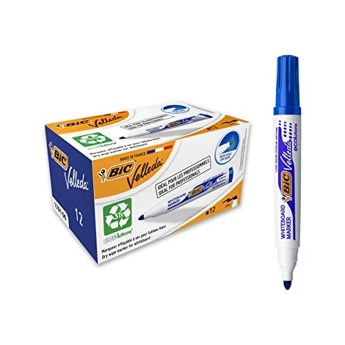 Offerta a tempo: BIC Board Marker Bullet Tip 3 - pk & Whiteboard, 12 Pezzi - 29% da 12.46 € a 8.89 €