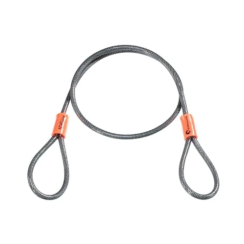 Offerta a tempo: Kryptonite Cavo a doppio cappio Kryptoflex 525, Cavo antifurto per bici, Combinabile con tutti i lucchetti a U e i bloccadisco, Utile per il blocco di componenti a sgancio e accessori, Lunghezza 76 cm - 5% da 15.15 € a 14.36 €