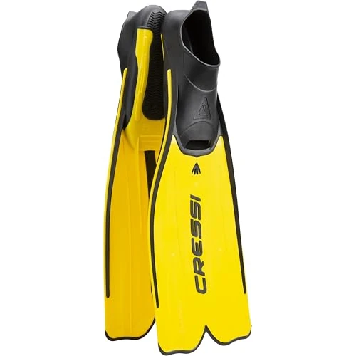 Limited-time offer: Cressi Rondinella Snorkeling Fins - Yellow, Size 41 - 42 from 30.99 GBP to 30.99 GBP (save 0%)