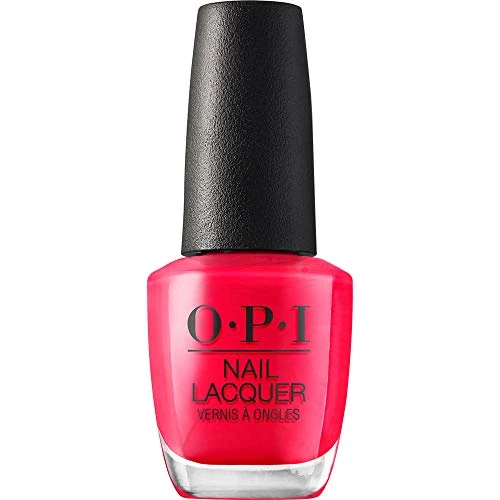 OPI Nail Lacquer, Smalto per Unghie, My Chihuahua Bites!, Rosso Aranciato, 15ml